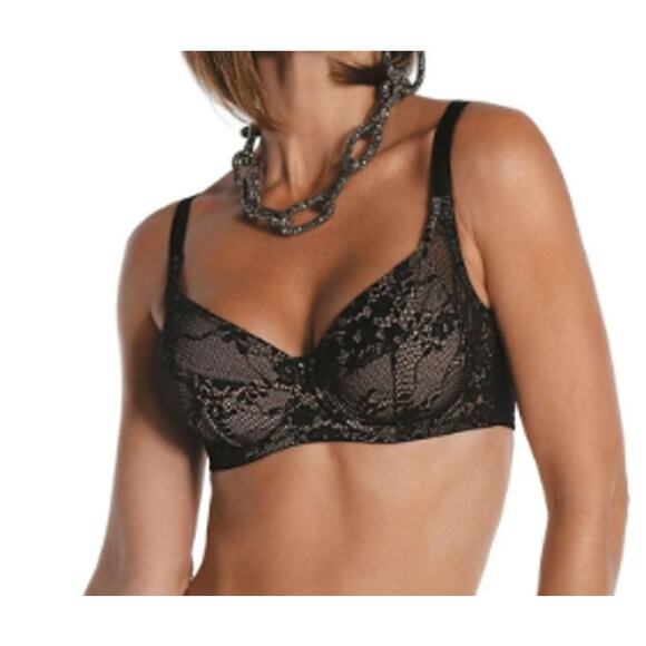Demillus Di Caral Black 64102 Bra Size 52 - Picture 1 of 6